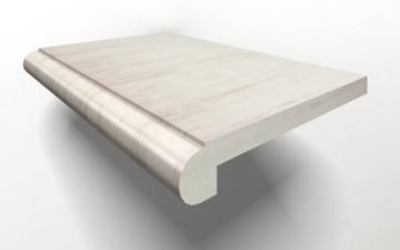 MB001-AEBS Ступени Diana White Solid Mb001 100x30 Marmocer