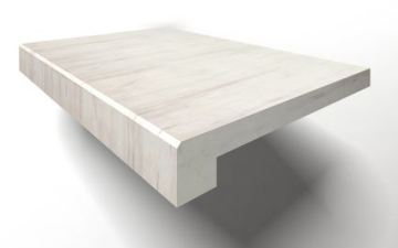 MB003-AEBS Ступени	Diana White Solid Mb003 100x30 Marmocer