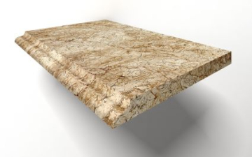 MB007-GOLD Ступени	Desert Gold Solid Mb007 100x30 Marmocer