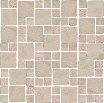 MBD008 Мозаика Риальто Антика 4 мозаичный бежевый матовый 30х30 Kerama Marazzi