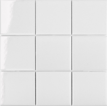 MH33800 Мозаика White Glossy 97x97 300х300х6 StarMosaic