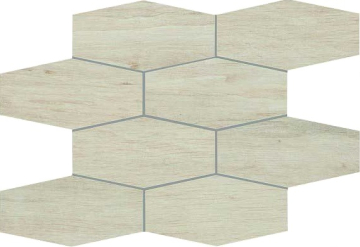MH5U Мозаика Treverkchic Teak Africa Mosaico 25х30 MARAZZI Italy
