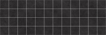 MM60062 Мозаика Декор Alabama мозаичный чёрный 20х60 Laparet