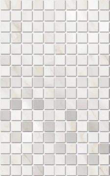 MM6359 Плитка Декор Гран Пале белый мозаичный 25х40 Kerama Marazzi
