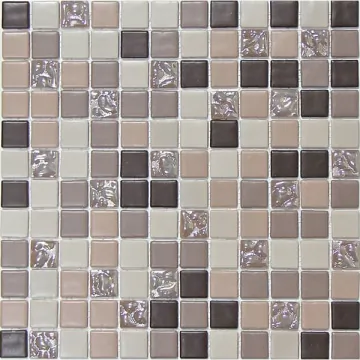 Mosavit Мозаика Mezclas Urban Coffee + Drops Beige 15% 31.6x31.6 Mosavit