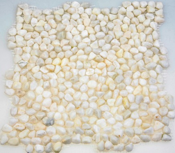 Мозаика 052361 MS5005 Галька крупная белая 32x32 Seketein