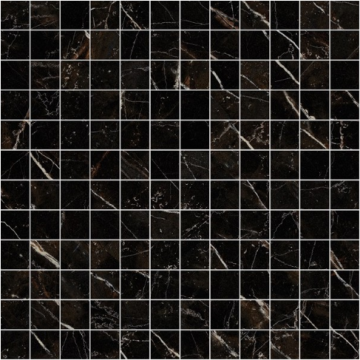 Мозаика 262632 MOSAICO T144 NERO AMASANTA 39x39 Versace (Gardenia Orchidea)