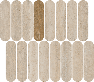Мозаика 40WZ Mosaico Passy Natural R10 27x31 VIVES
