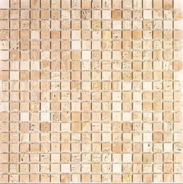 Мозаика 4M90-15P Травертин 15x15 298х298 Natural