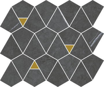 Мозаика 600110000945 Metropolis Imperial Mosaico Vertex 6mm 25.8x30 Italon