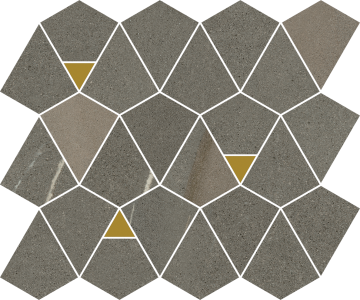 Мозаика 600110000946 Metropolis Arcadia Mosaico Vertex 6mm 25.8x30 Italon