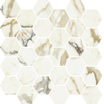 Мозаика 6001269 Luce Oro Esagona T30 Mix 33x33 Vallelunga