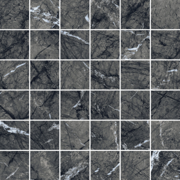 Мозаика 610110000735 Uffizi Black Mosaico 30x30 ColiseumGres
