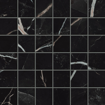 Мозаика 610110000815 Empire Calacatta Black Mosaic Lap 30x30 Atlas Concorde Russia