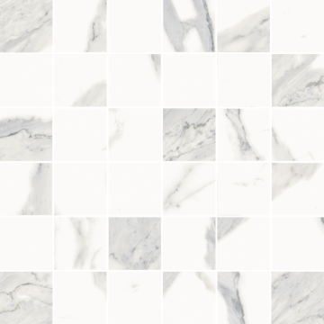 Мозаика 610110001135 Stellaris Statuario White Mosaico 30x30 Italon