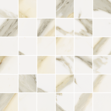 Мозаика 610110001136 Stellaris Calacatta Gold Mosaico 30x30 Italon
