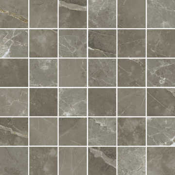Мозаика 610110001140 Stellaris Tuscania Grey Mosaico 30x30 Italon