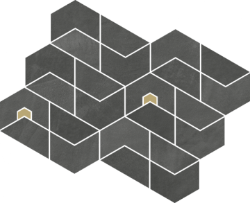 Мозаика 620110000180 Continuum Petrol Mosaico Jewel 31.1x38.2 Italon