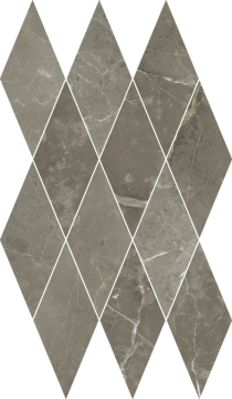 Мозаика 620110000207 Stellaris Tuscania Grey Mosaico Diamond Lux 28x48 Italon