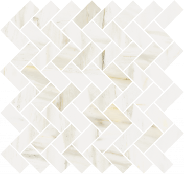 Мозаика 620110000213 Stellaris Carrara Ivory Mosaico Cross Nat 31.5x29.7 Italon