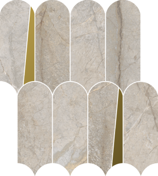 Мозаика 620110000233 Stellaris Elegant Silver Mosaico Elegant Lux 32.5x36.1 Italon