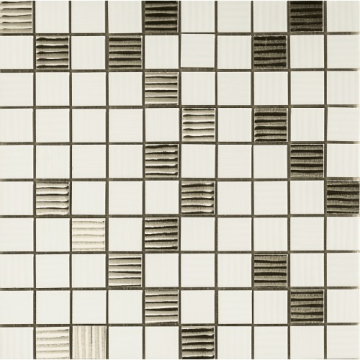 Мозаика 68900 MOSAICO BIANCO PLATIN 25x25 Versace (Gardenia Orchidea)