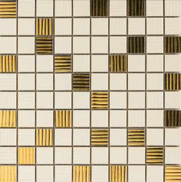 Мозаика 68902 MOSAICO Crema Oro 25х25 Versace (Gardenia Orchidea)