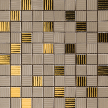 Мозаика 68903 MOSAICO Marrone Oro 25х25 Versace (Gardenia Orchidea)