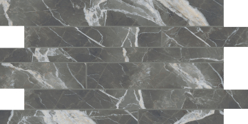 Мозаика 756692 Stones 2.0 Calacatta Black Smooth Modulo Listello SF 30x60 Casa Dolce Casa