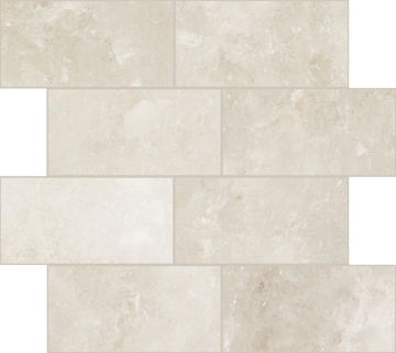 Мозаика 766760 Rock Salt White Gold Luc Muretto 7.5x15 6mm 30x30 Cerim