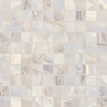 Мозаика 767653 Onyx&More White Onyx Glossy Mosaico 3x3 30x30 Casa Dolce Casa