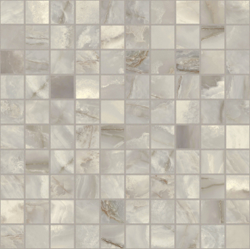 Мозаика 767657 Onyx&More Silver Onyx Glossy Mosaico 3x3 30x30 Casa Dolce Casa