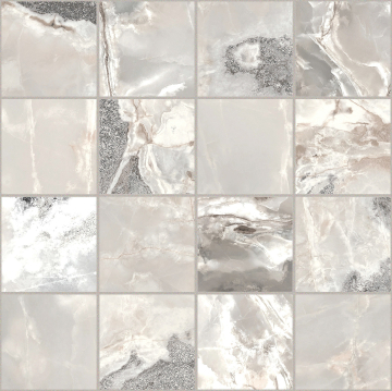 Мозаика 767699 Onyx&More Silver Blend Satin Mosaico 6mm 7,5x7,5 30x30 Casa Dolce Casa