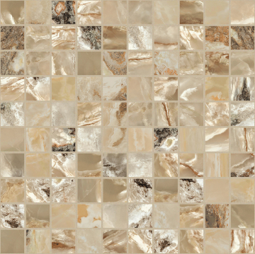 Мозаика 767760 Onyx&More Golden Blend Satin Mosaico 3x3 30x30 Casa Dolce Casa