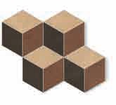 Мозаика 781841 Sensi Terre Rosato Amaranto Carbone Nat Cubo 37x46 Casa Dolce Casa