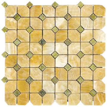 Мозаика 7M073+7M068-DP9 Оникс+Мрамор 35x35+15x15 305х305 Natural