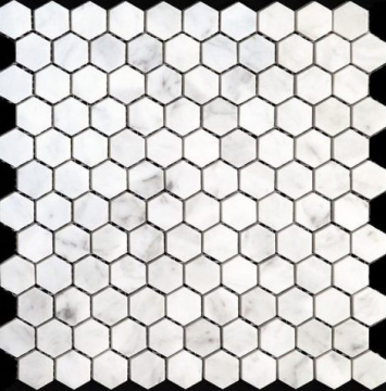 Мозаика 7M088-DP (Carrara) мозаика Мрамор 285x295 Natural