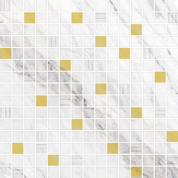 Мозаика 925 CALAKATTA золото 32,5х32,5  Eurotile Ceramica