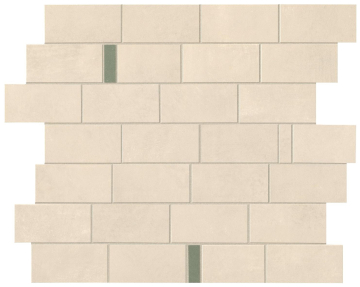 Мозаика 9BMI Boost Pro Ivory Minibrick Pro Olive 29,7x33,3 Atlas Concorde