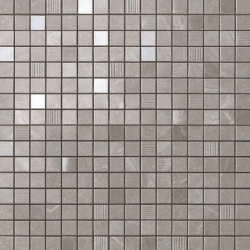 Мозаика 9MVE Marvel Grey Fleury Mosaic 30.5x30.5 Atlas Concorde