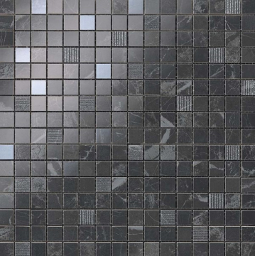 Мозаика 9MVN Marvel Noir S.Laurent Mosaic 30.5x30.5 Atlas Concorde