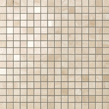 Мозаика 9MVT Marvel Travertino Alabastrino Mosaic 30.5x30.5 Atlas Concorde