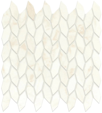 Мозаика A4WK Marvel Calacatta Delicato Mosaico Twist Shiny 30.5x30.5 Atlas Concorde