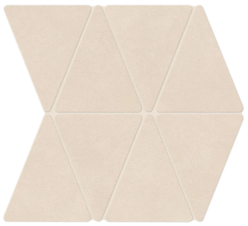 Мозаика A7CN Boost Natural Kaolin Mosaico Rhombus 36,7x33,8 Atlas Concorde