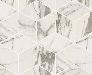 Мозаика ADVK Marvel Statuario Select Mos. Esagono Lapp. 30X35 Atlas Concorde