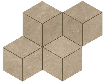 Мозаика AEPJ Marvel Elegant Sable Mosaico Esagono Lappato 30x35 Atlas Concorde