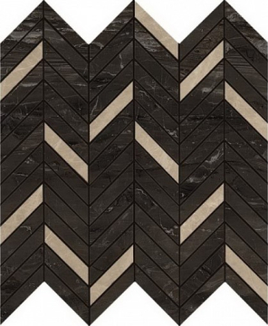 Мозаика AEPR Marvel Absolute Brown Mosaico Twill Lappato 30x31 Atlas Concorde