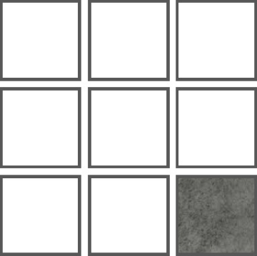 Мозаика AG1010 Antique Grey 10х10 Serapool
