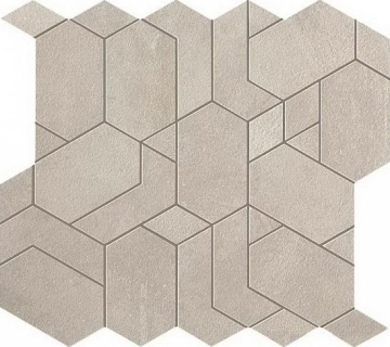 Мозаика AN63 Boost White Mosaico Shapes 31x33,5 Atlas Concorde