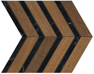 Мозаика AO3L Heartwood Brandy Marble Chevron 29,4x28,7 Atlas Concorde